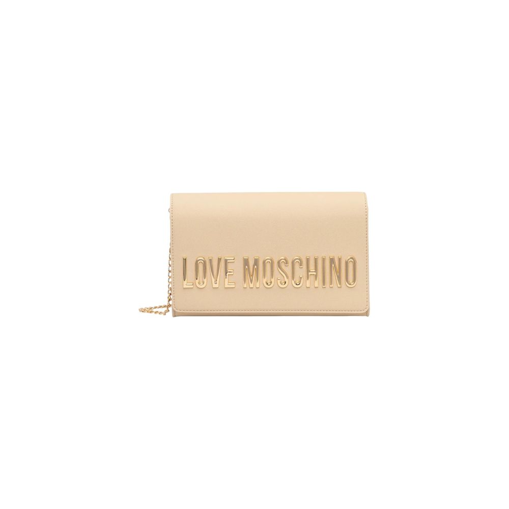 Love Moschino Beige Polyethylene Handbag - Luxe Nova