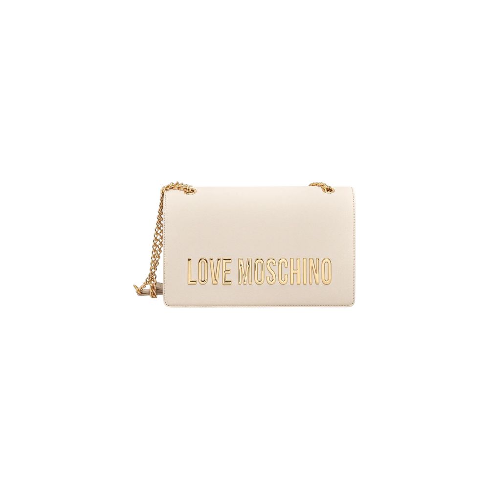 Love Moschino Beige Polyethylene Handbag - Luxe Nova