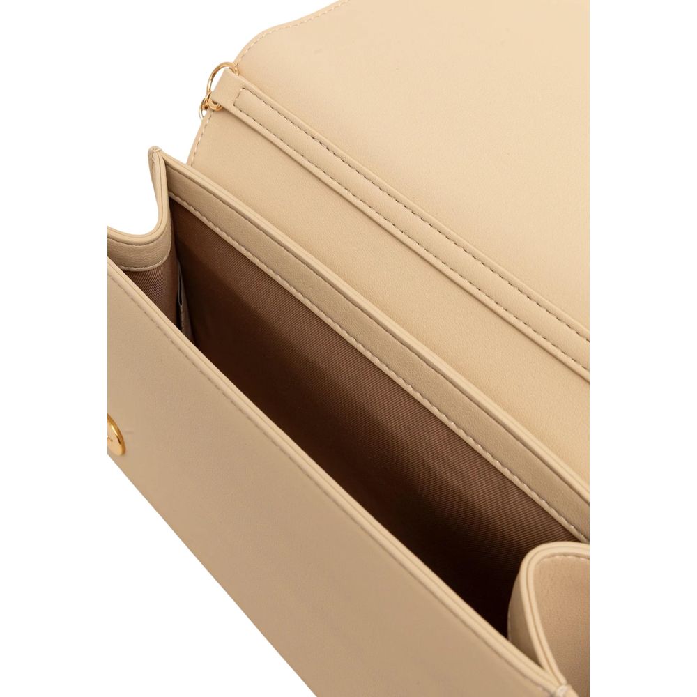 Love Moschino Beige Polyethylene Handbag - Luxe Nova