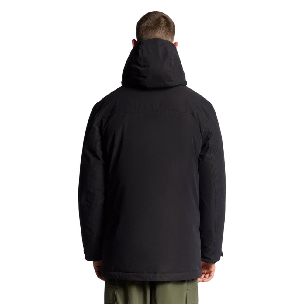 Lyle & Scott Black Polyester Parka - Luxe Nova