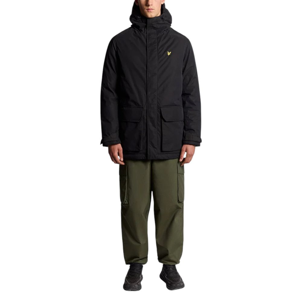 Lyle & Scott Black Polyester Parka - Luxe Nova