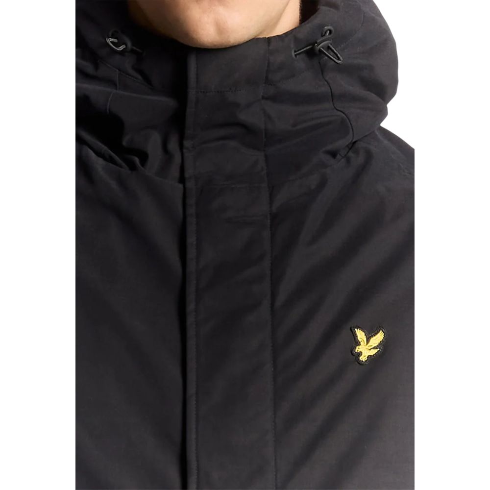Lyle & Scott Black Polyester Parka - Luxe Nova