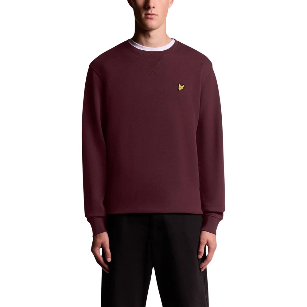 Lyle & Scott Bordeaux Cotton Sweatshirt - Luxe Nova