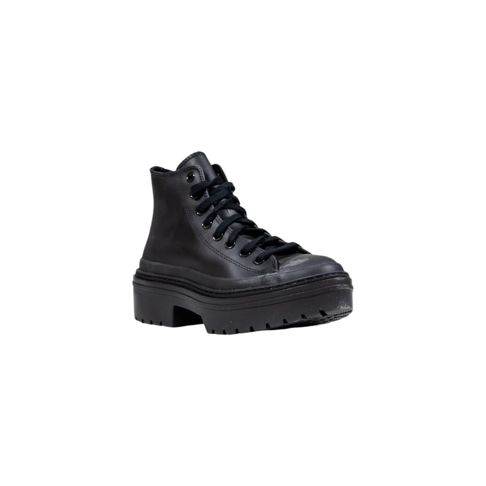 Converse Black Leather Ankle Boots - Luxe Nova