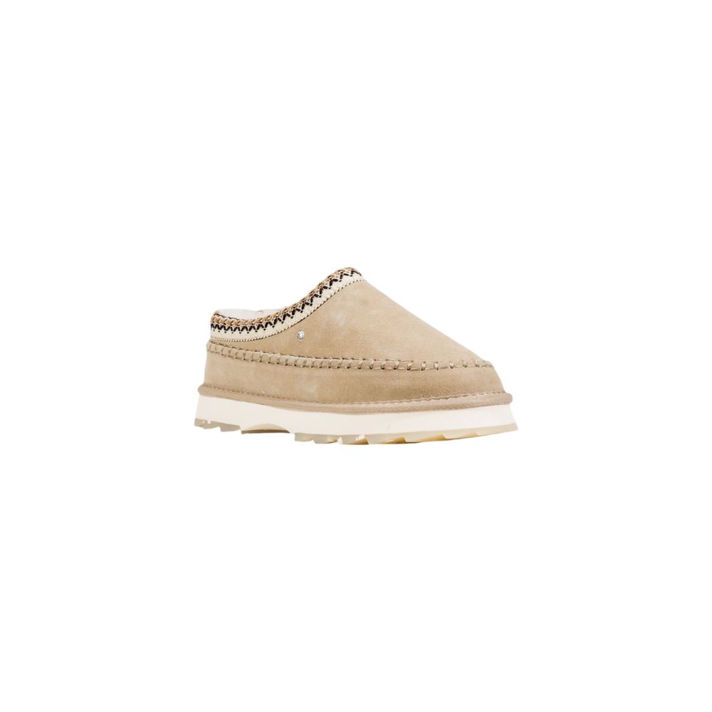 EMU Australia Gray Leather Slippers - Luxe Nova