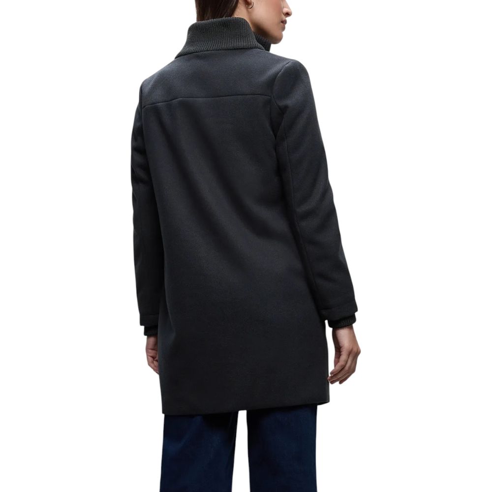 Street One Blue Polyester Coat - Luxe Nova