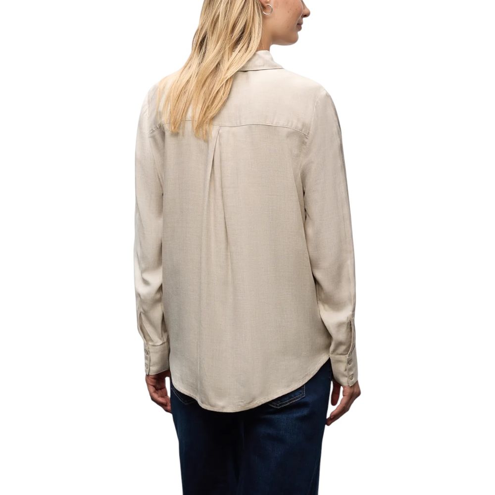 Street One Beige Viscose Blouse - Luxe Nova