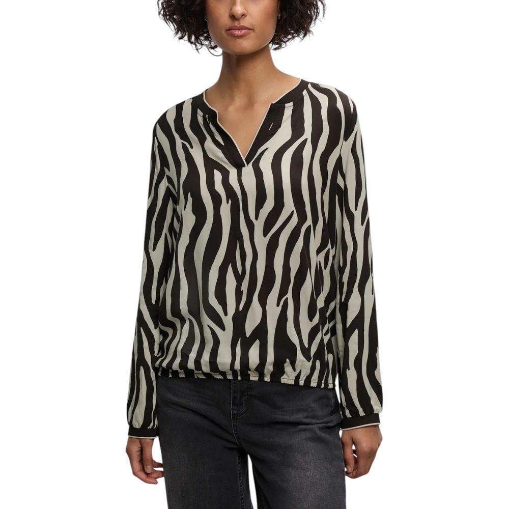 Street One Brown Viscose Blouse - Luxe Nova