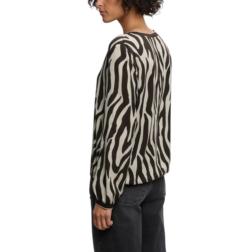 Street One Brown Viscose Blouse - Luxe Nova