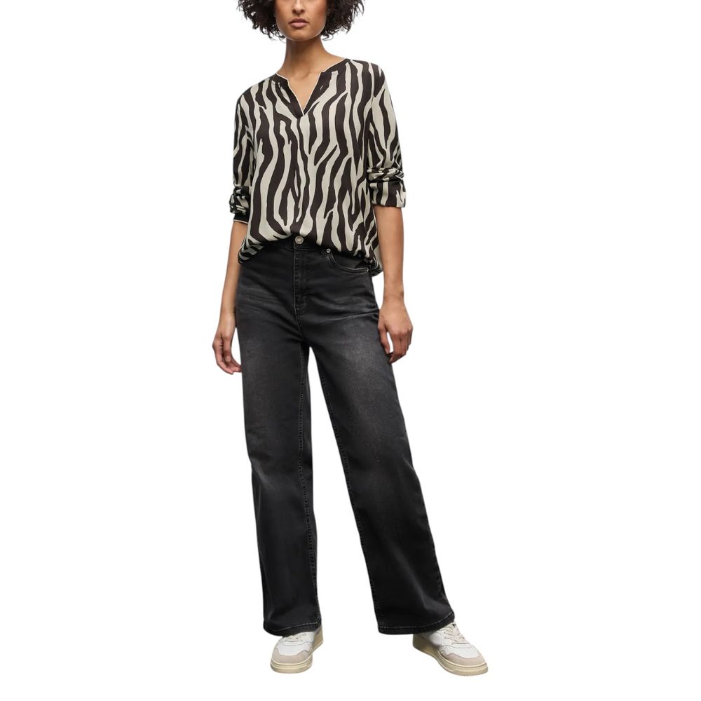 Street One Brown Viscose Blouse - Luxe Nova