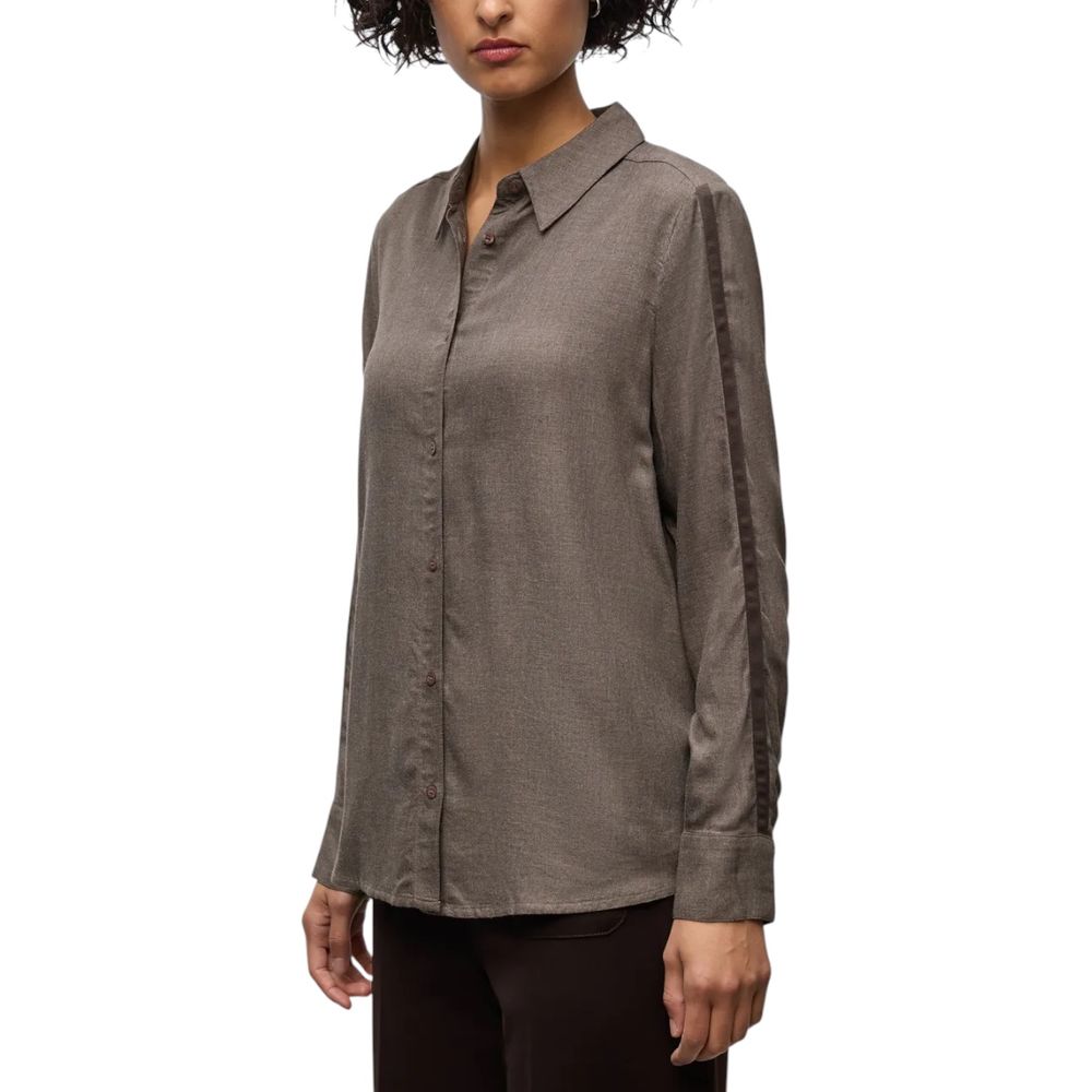 Street One Brown Viscose Blouse - Luxe Nova