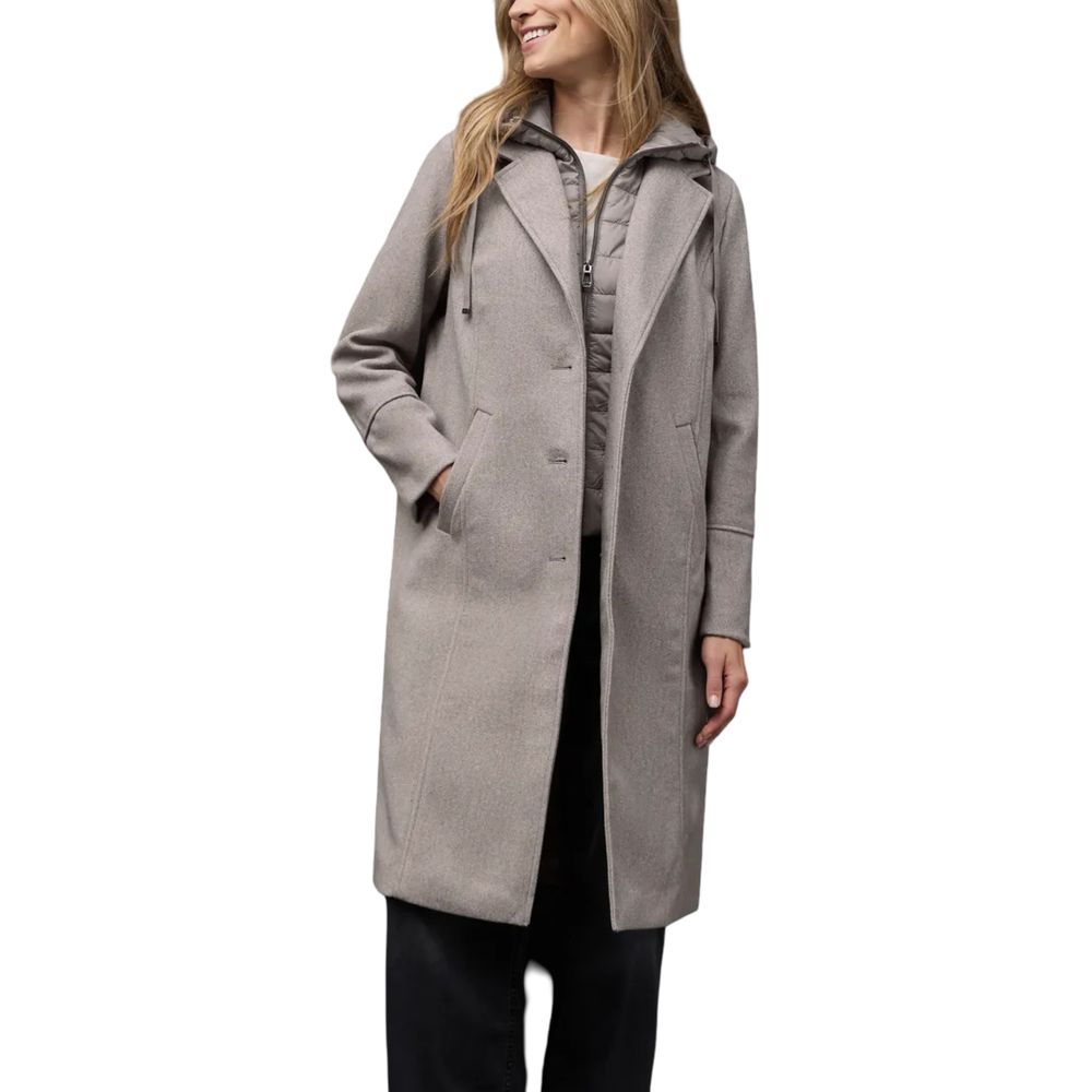 Street One Beige Polyester Coat - Luxe Nova