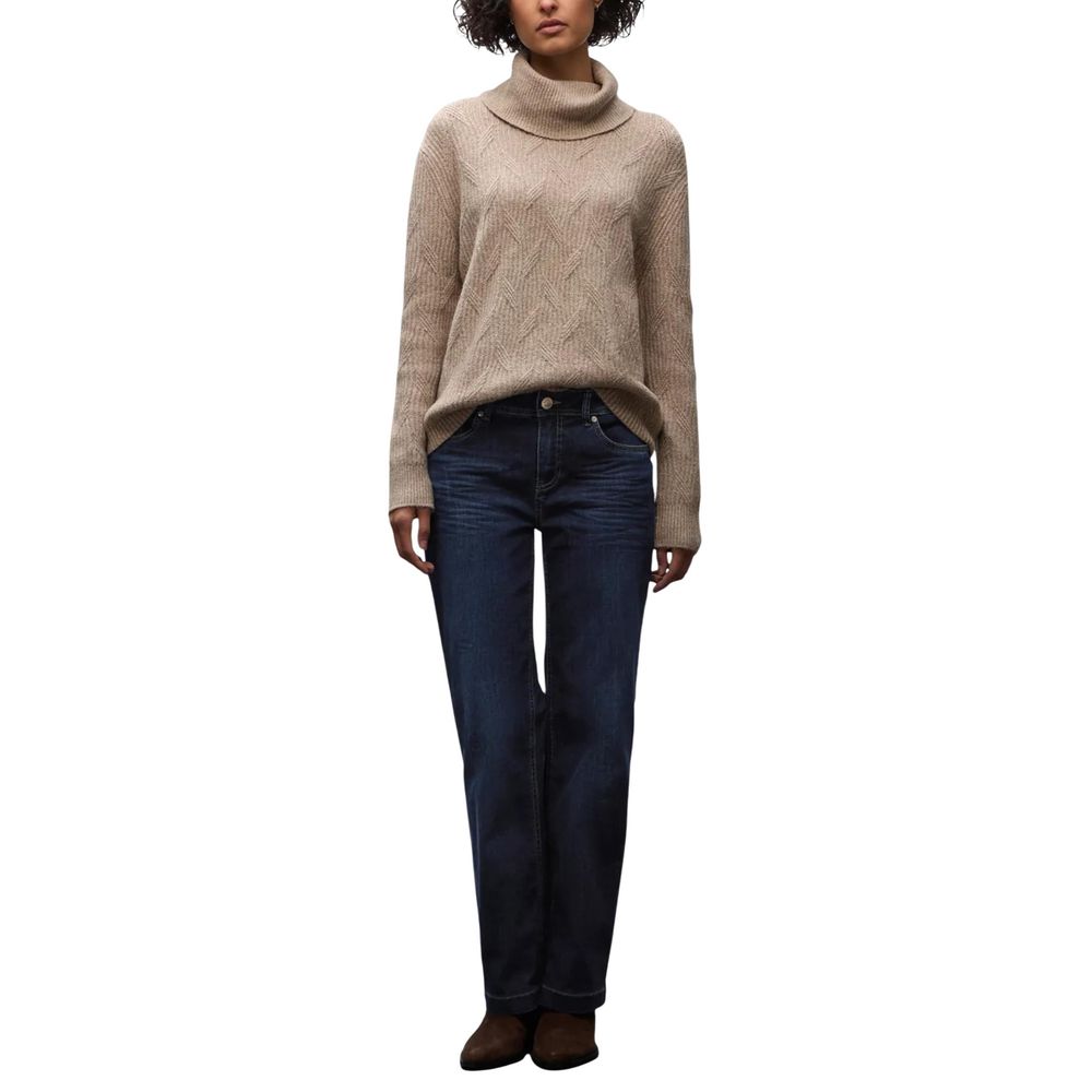 Street One Blue Cotton Mom Jeans - Luxe Nova