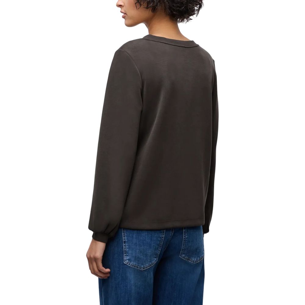 Street One Brown Modal Sweatshirt - Luxe Nova