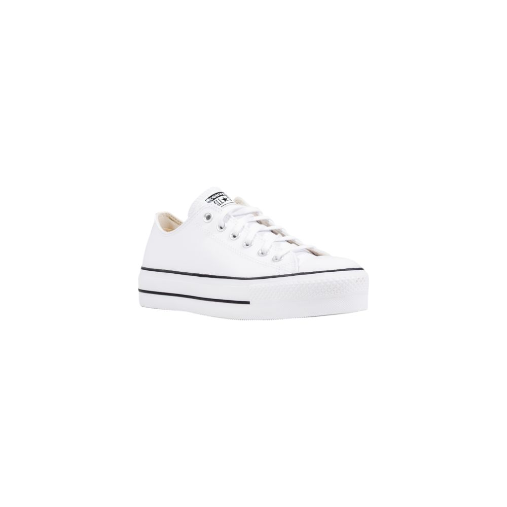 Converse White Leather Platform Sneakers - Luxe Nova