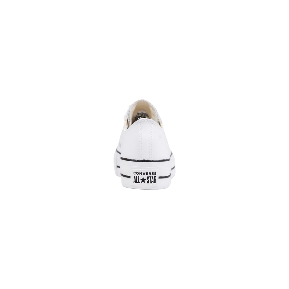Converse White Leather Platform Sneakers - Luxe Nova