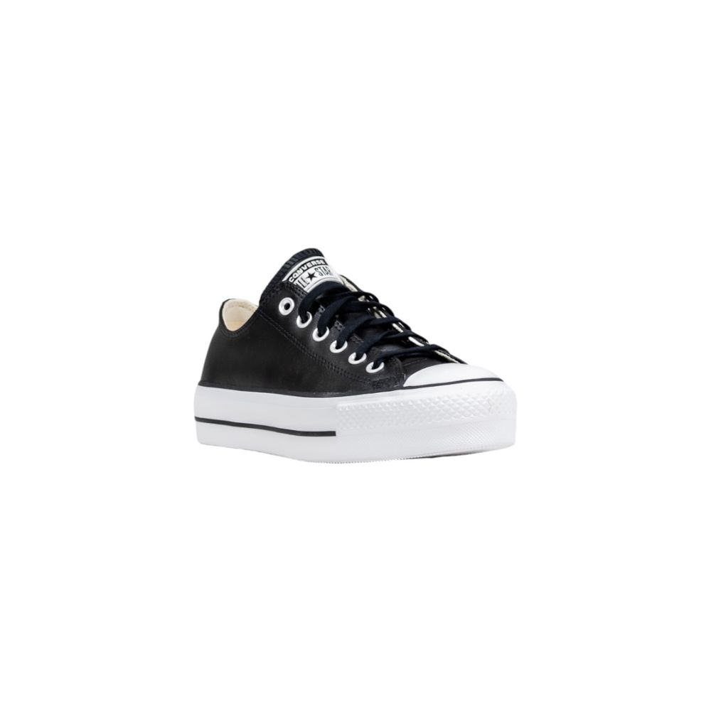 Converse Black Leather Low Top Sneakers - Luxe Nova