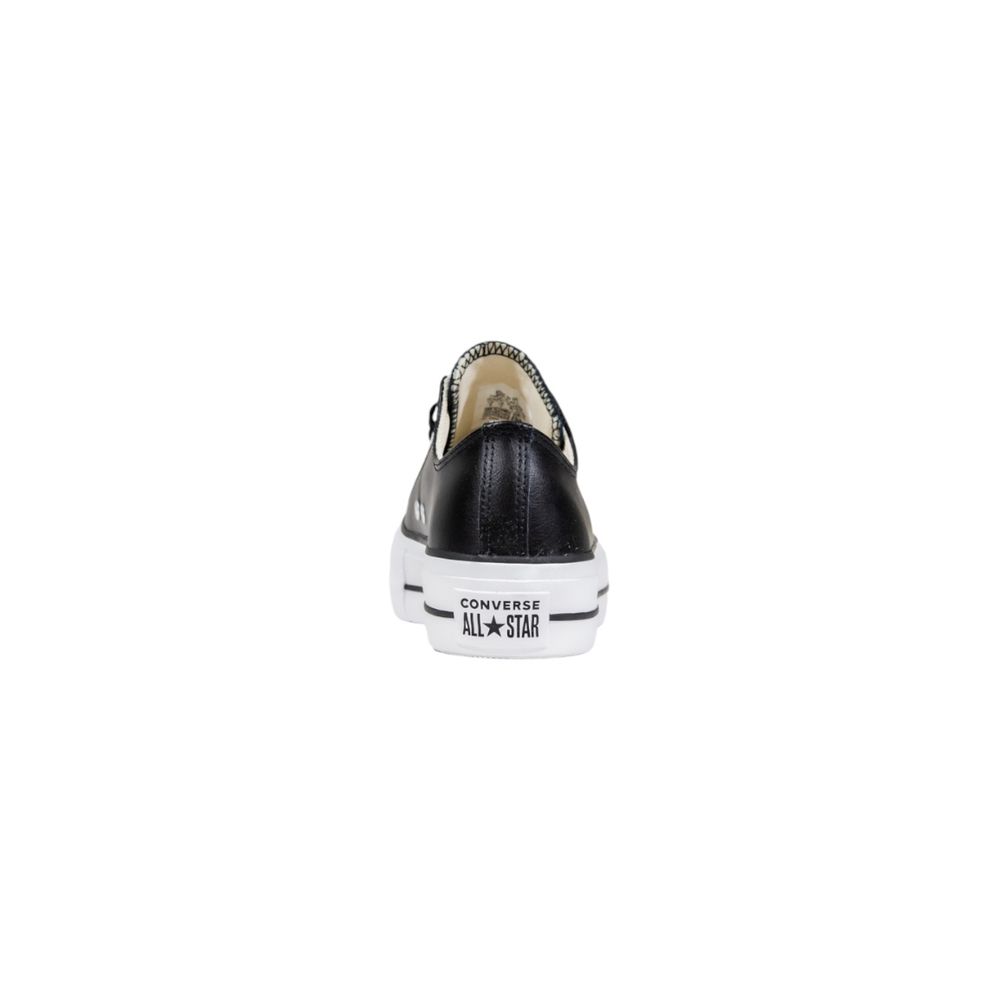 Converse Black Leather Low Top Sneakers - Luxe Nova