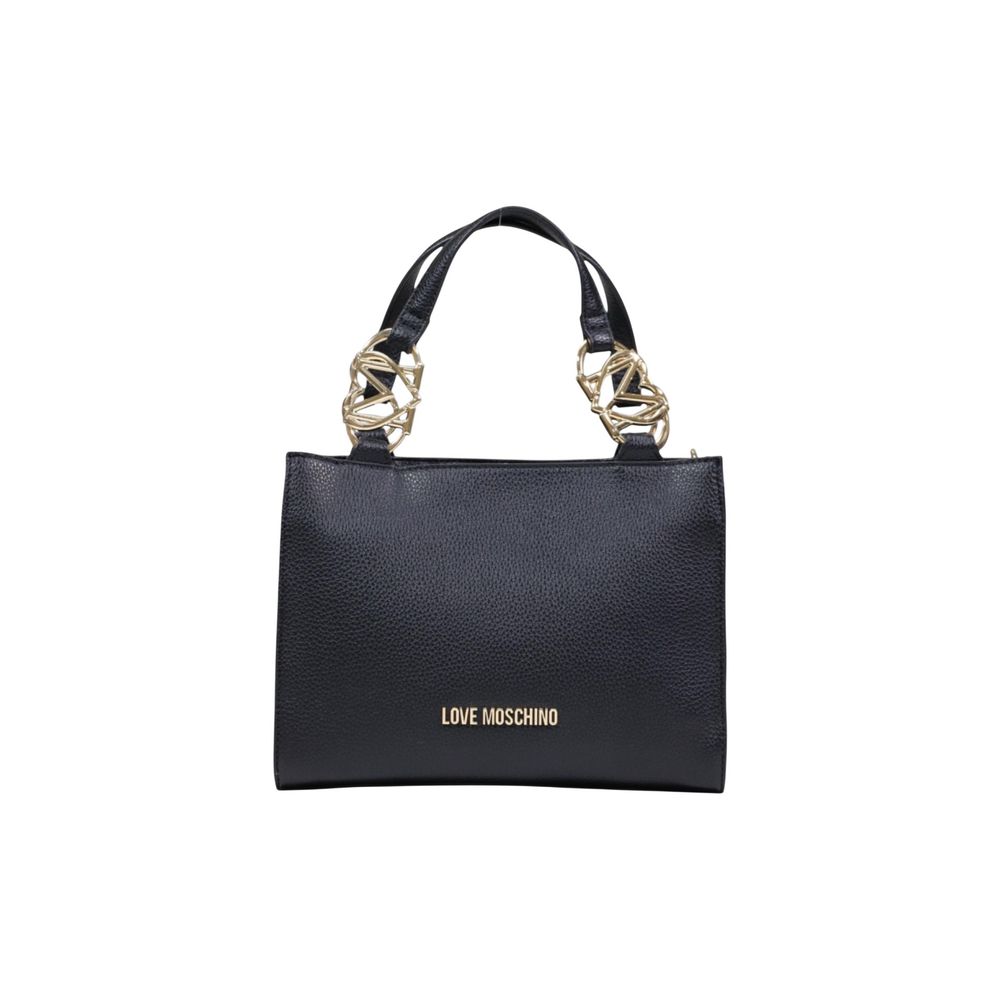Love Moschino Black Polyethylene Handbag - Luxe Nova