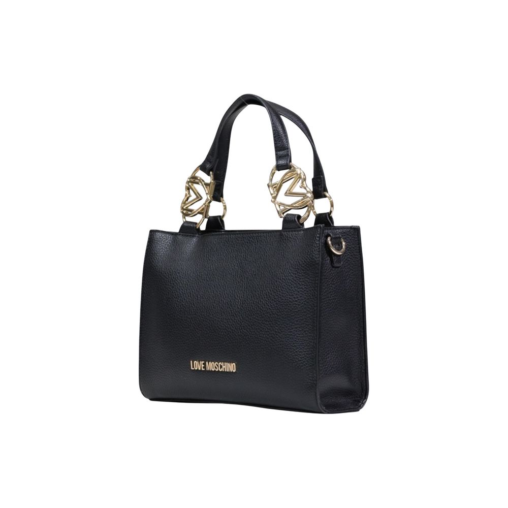 Love Moschino Black Polyethylene Handbag - Luxe Nova