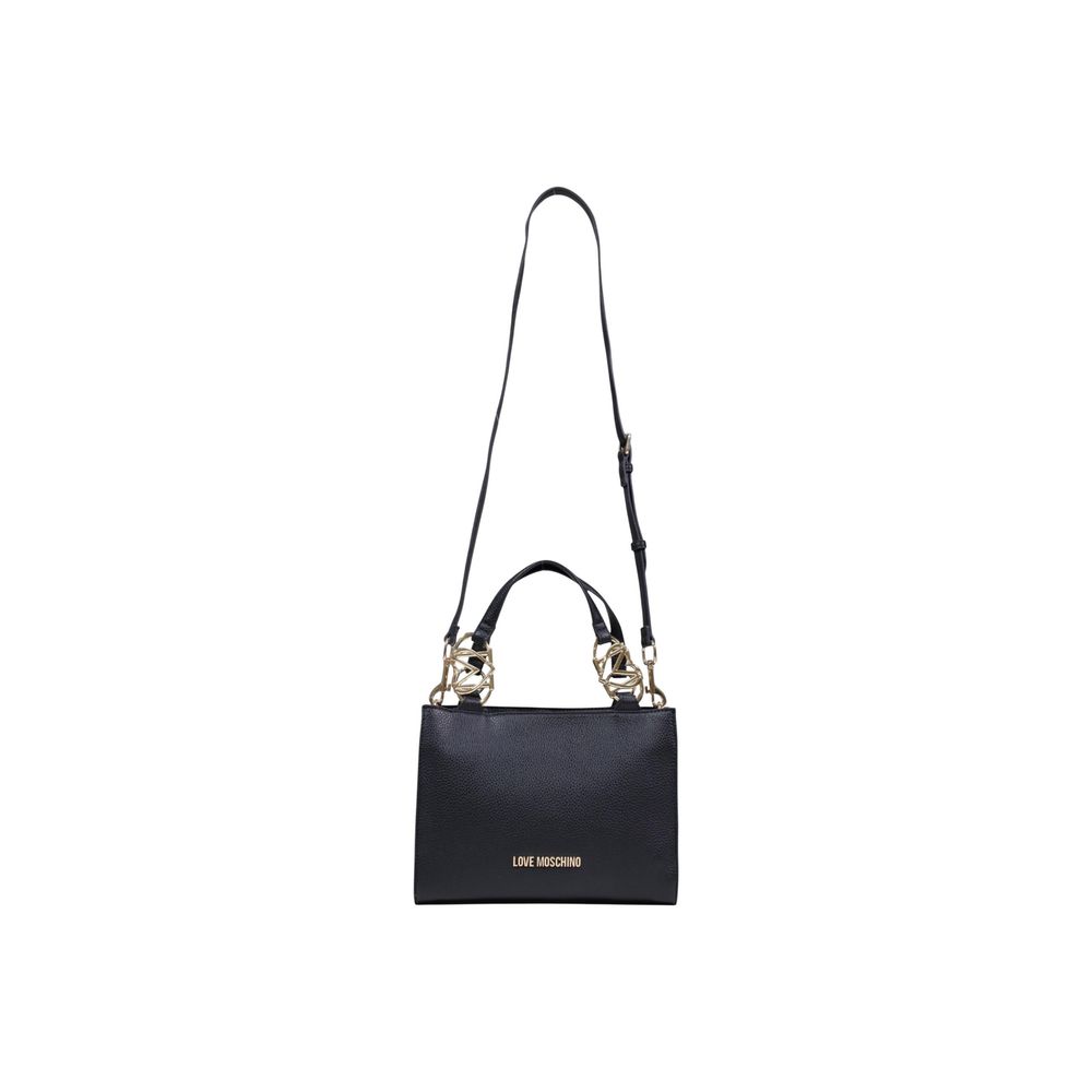Love Moschino Black Polyethylene Handbag - Luxe Nova