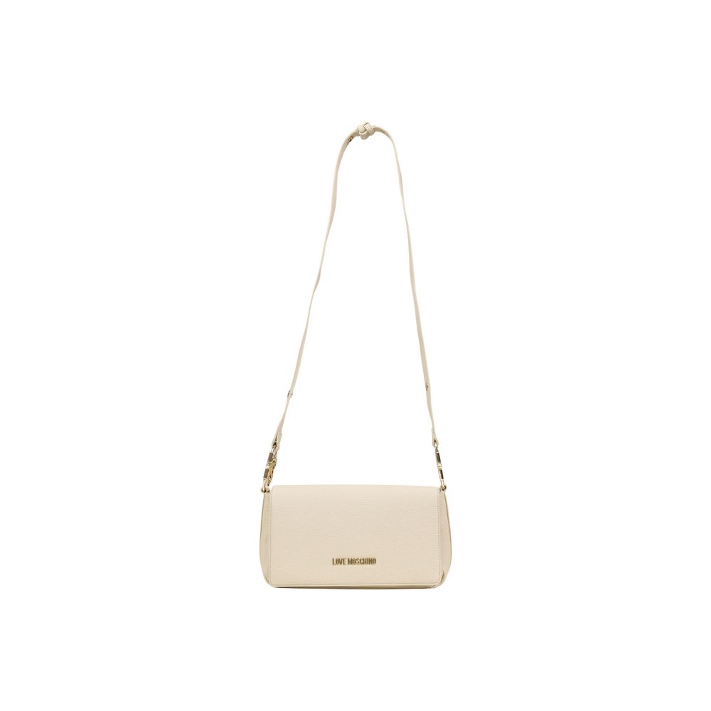 Love Moschino Beige Polyethylene Handbag - Luxe Nova
