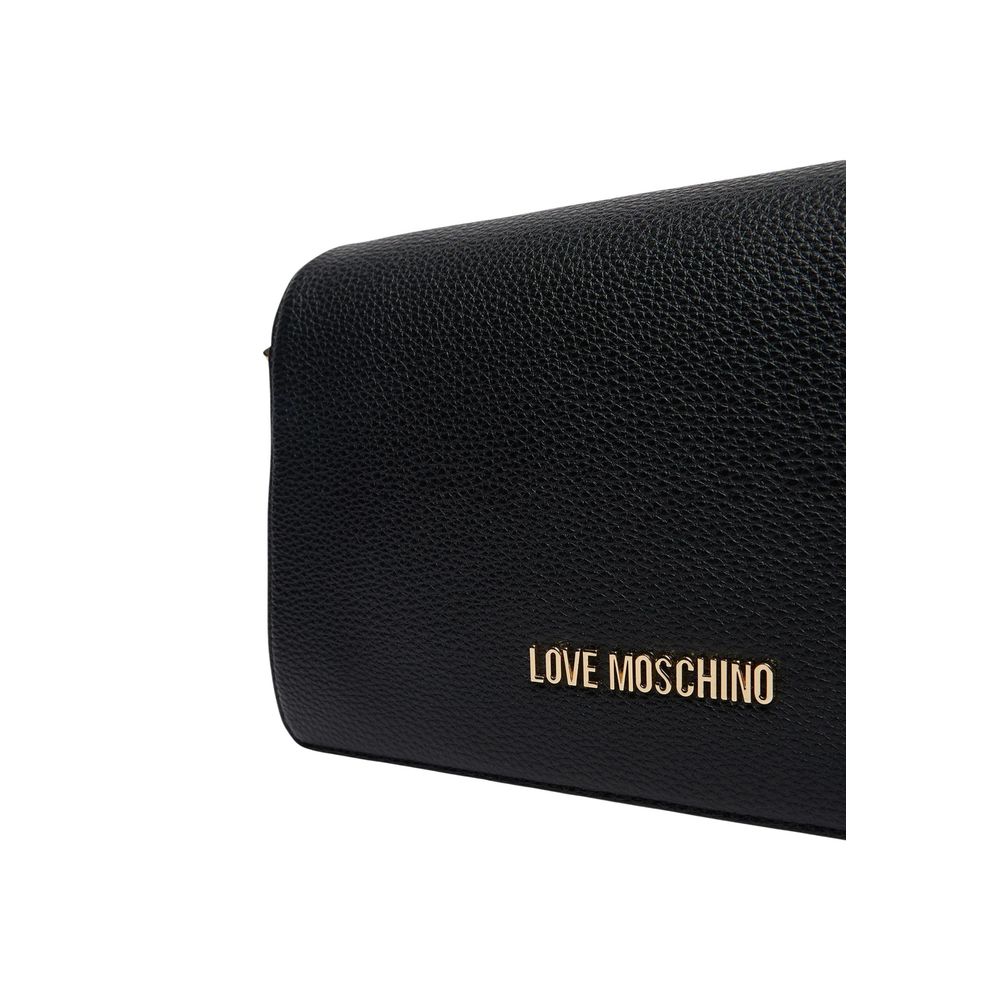 Love Moschino Black Polyethylene Handbag - Luxe Nova