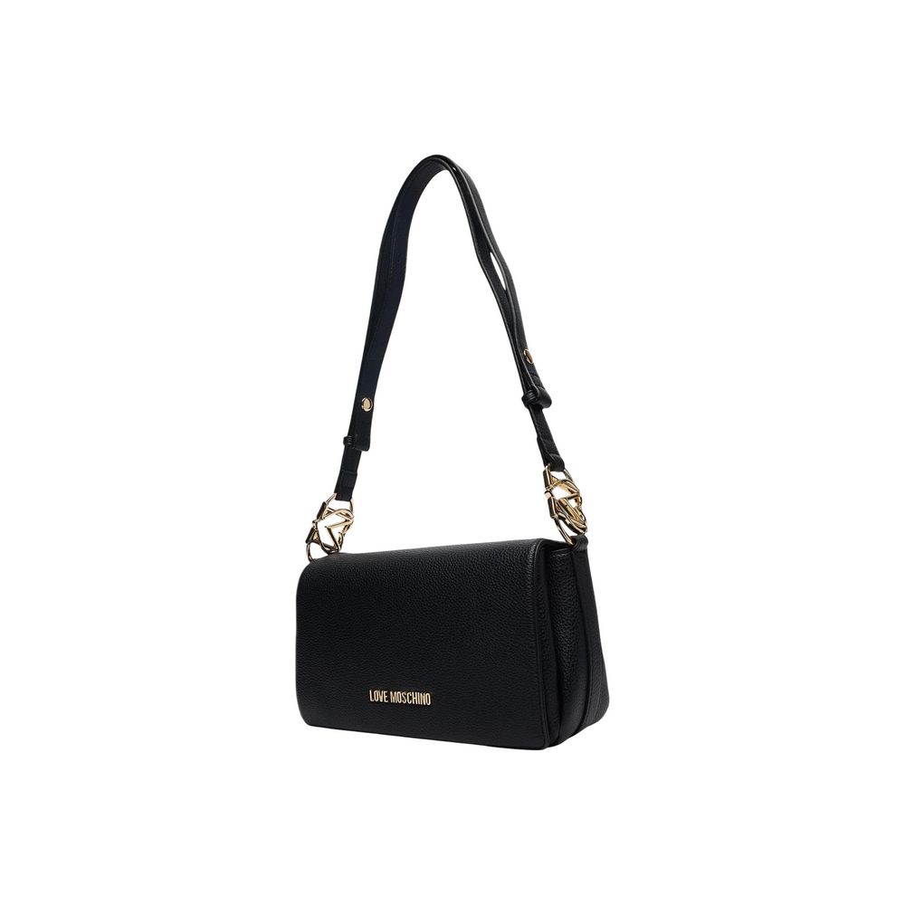 Love Moschino Black Polyethylene Handbag - Luxe Nova