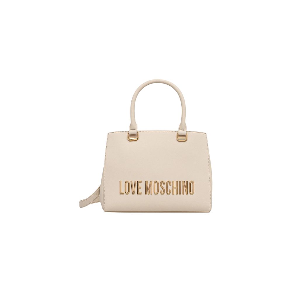 Love Moschino Beige Polyethylene Handbag - Luxe Nova