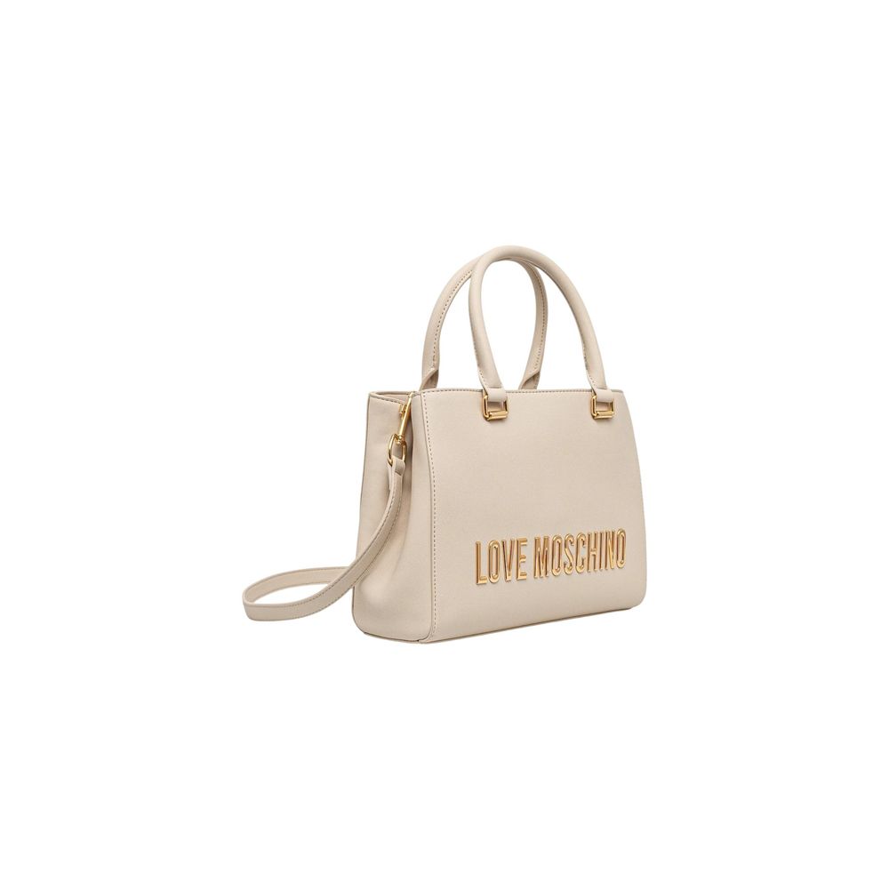 Love Moschino Beige Polyethylene Handbag - Luxe Nova