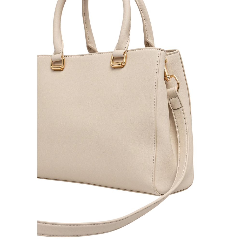 Love Moschino Beige Polyethylene Handbag - Luxe Nova