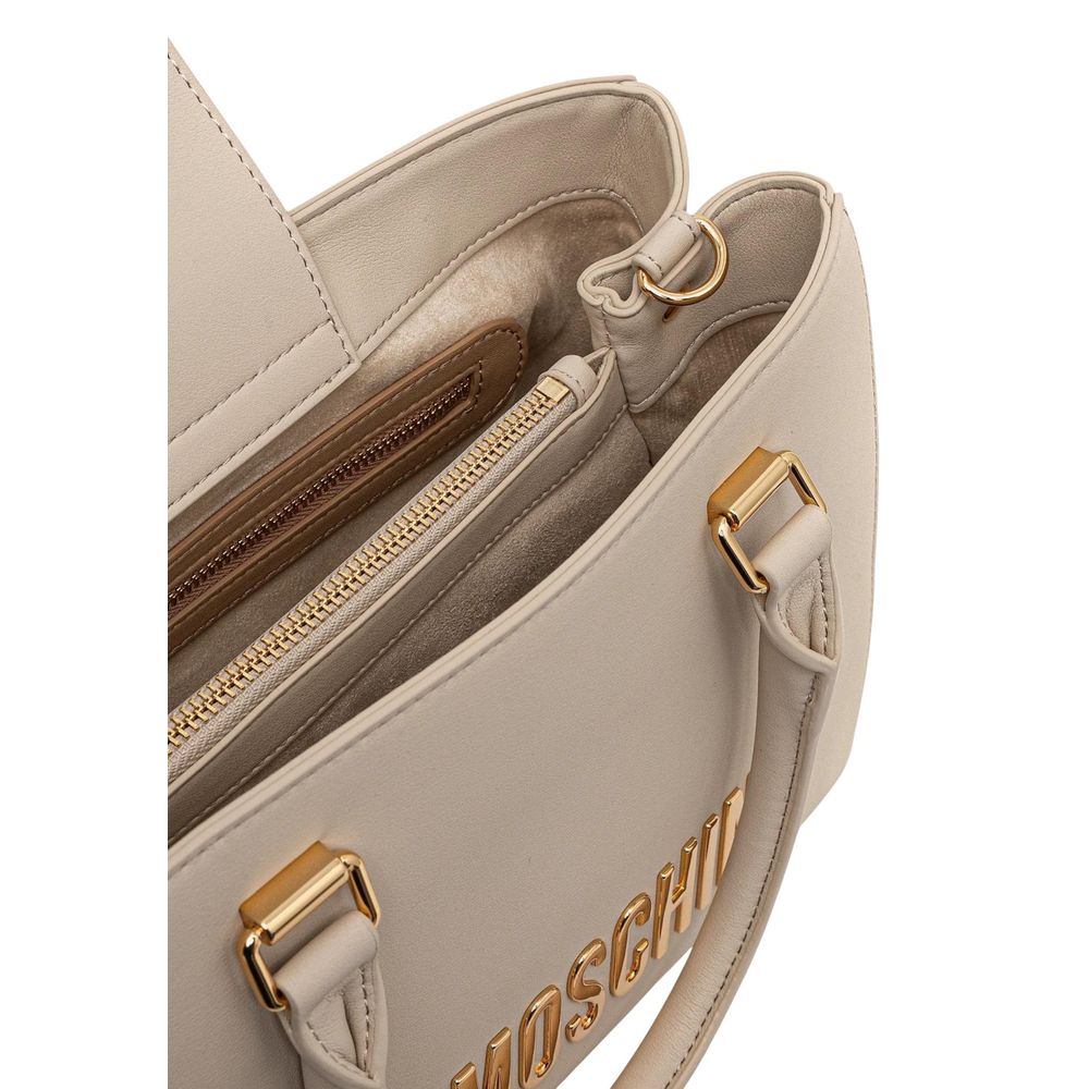 Love Moschino Beige Polyethylene Handbag - Luxe Nova