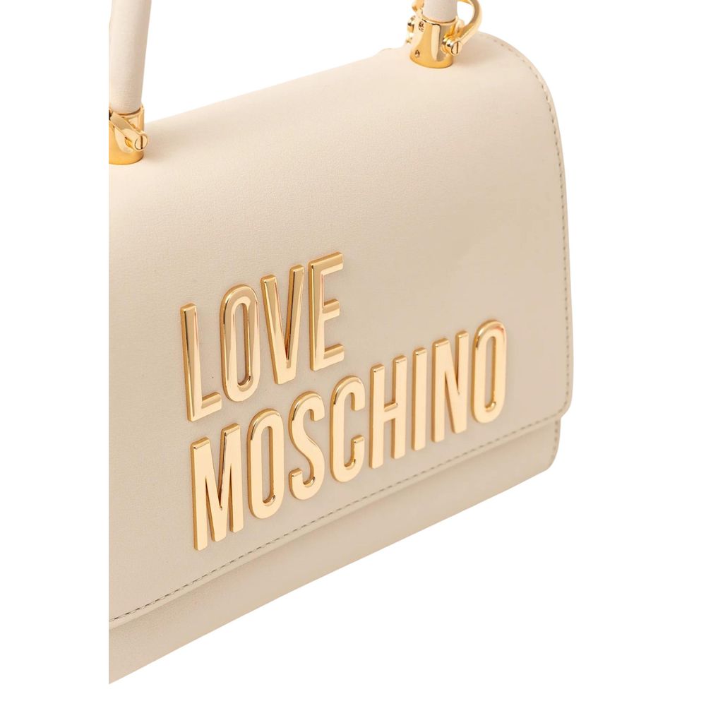 Love Moschino Beige Polyethylene Handbag - Luxe Nova