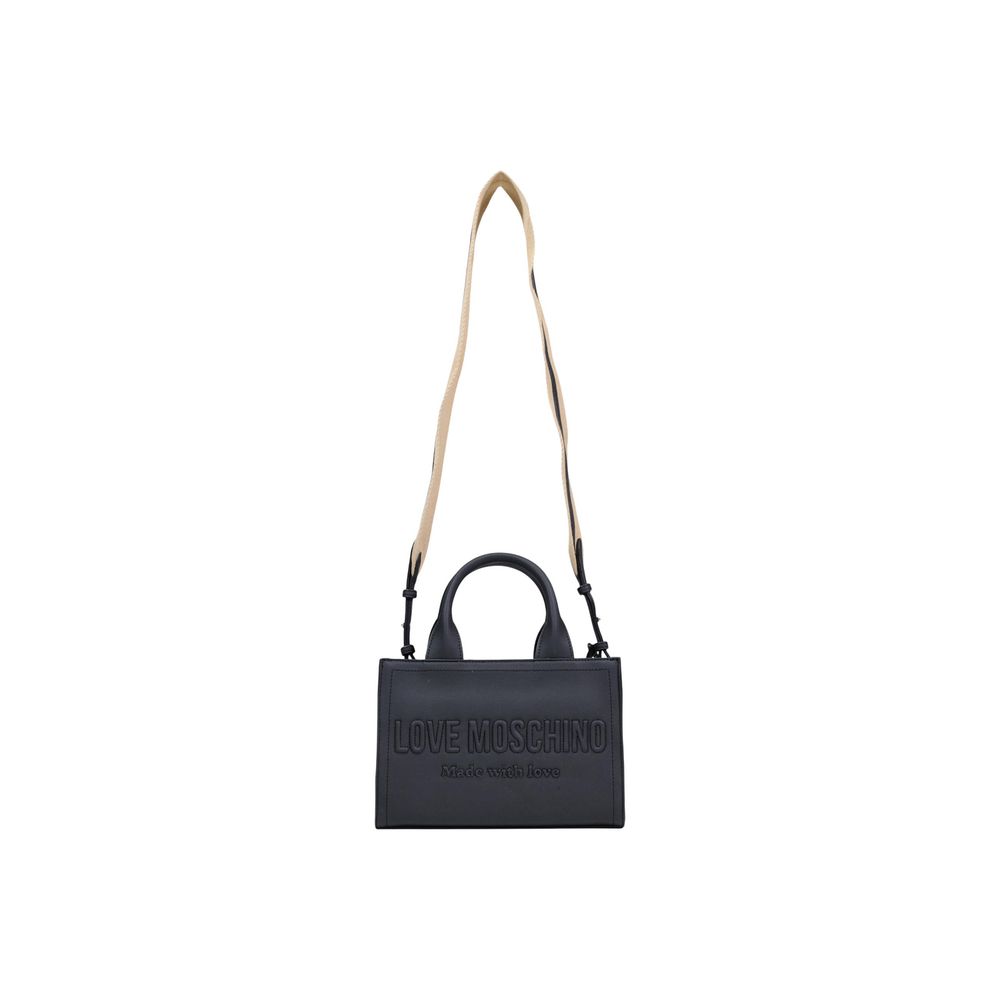 Love Moschino Black Polyethylene Handbag - Luxe Nova