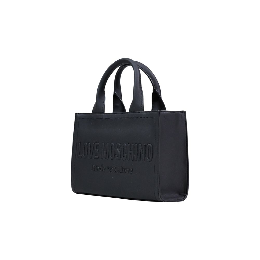 Love Moschino Black Polyethylene Handbag - Luxe Nova