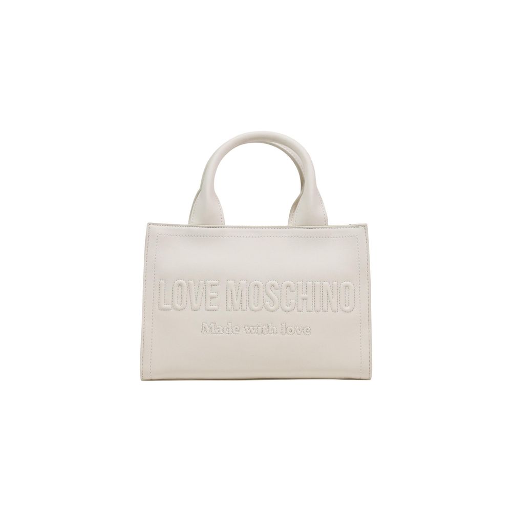 Love Moschino Beige Polyethylene Handbag - Luxe Nova