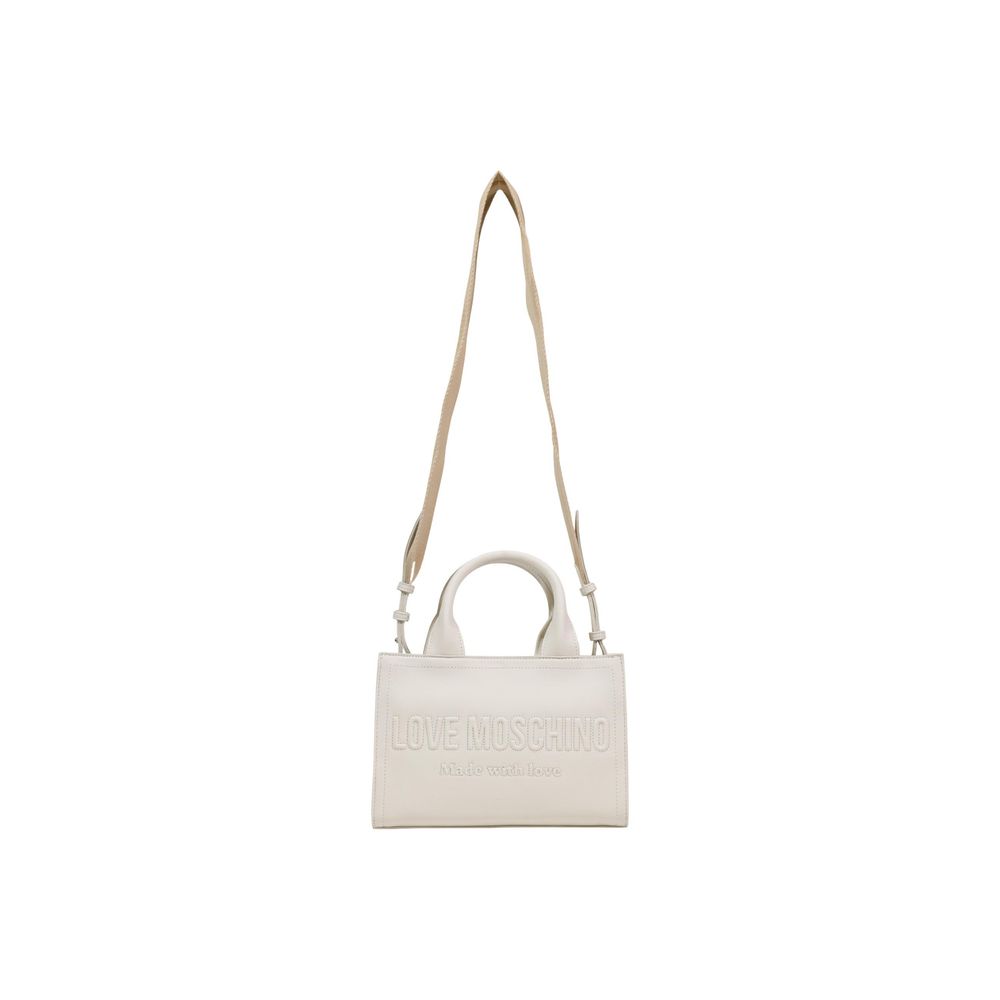 Love Moschino Beige Polyethylene Handbag - Luxe Nova