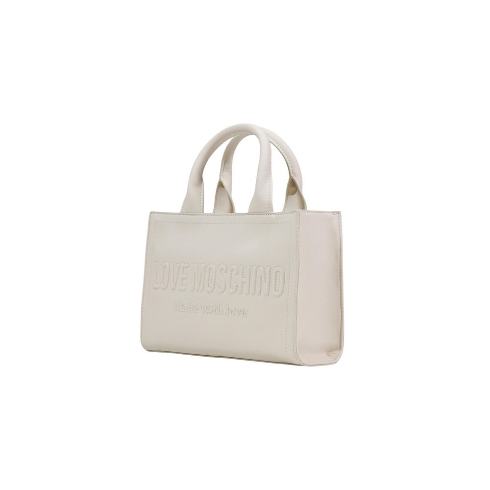 Love Moschino Beige Polyethylene Handbag - Luxe Nova