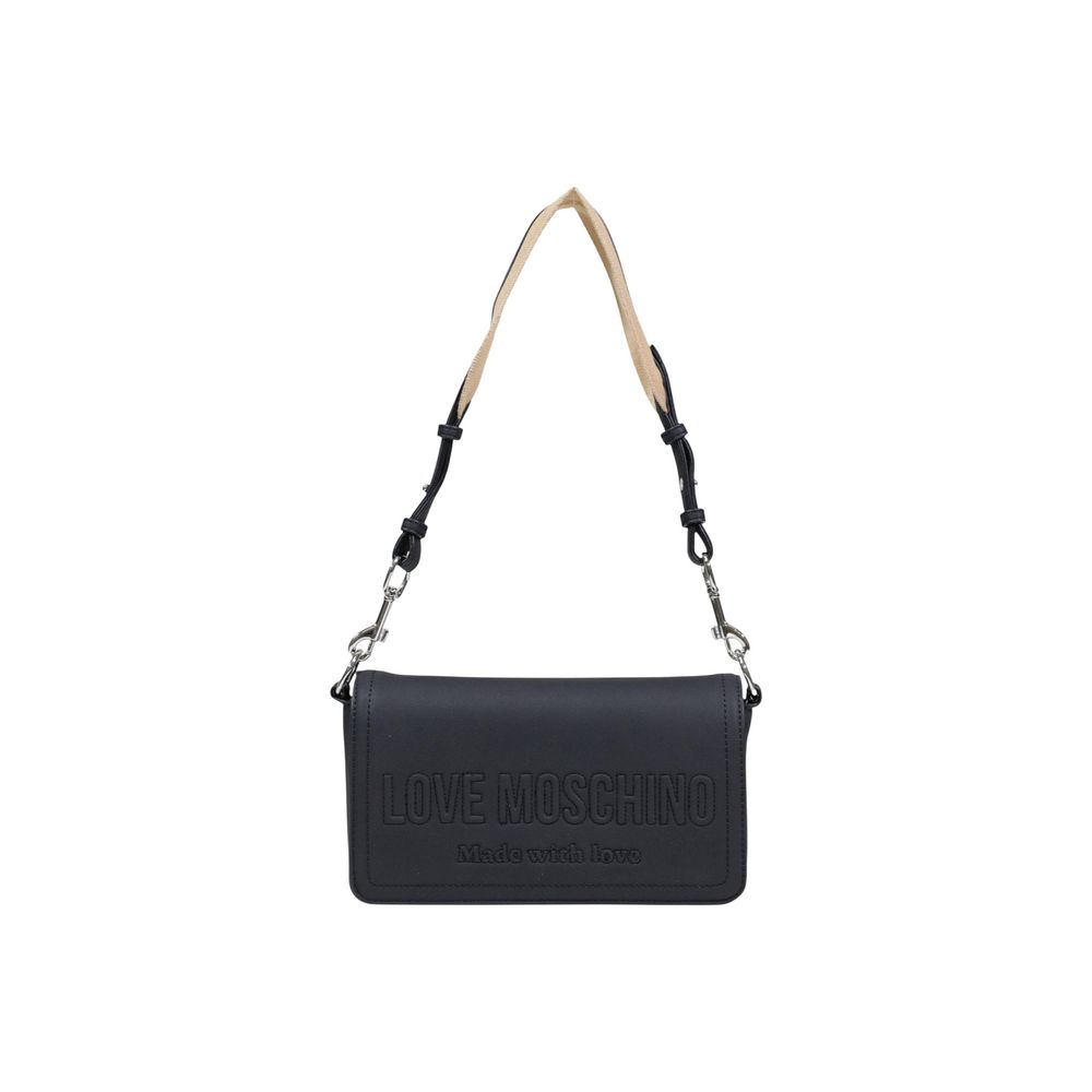 Love Moschino Black Polyethylene Handbag - Luxe Nova