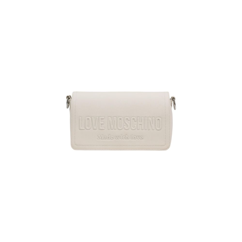 Love Moschino Beige Polyethylene Handbag - Luxe Nova