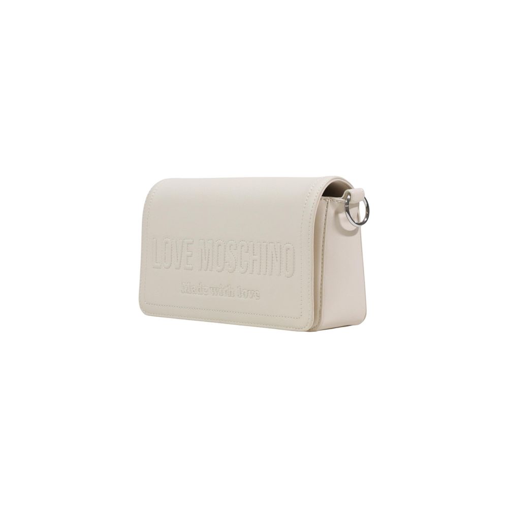 Love Moschino Beige Polyethylene Handbag - Luxe Nova