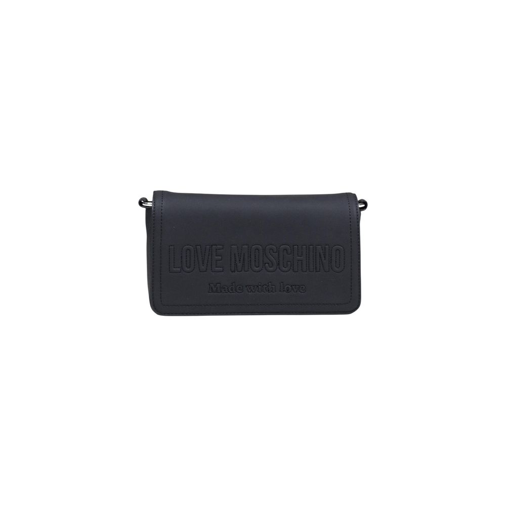 Love Moschino Black Polyethylene Handbag - Luxe Nova