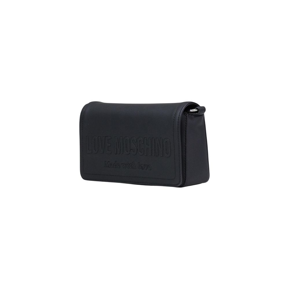 Love Moschino Black Polyethylene Handbag - Luxe Nova
