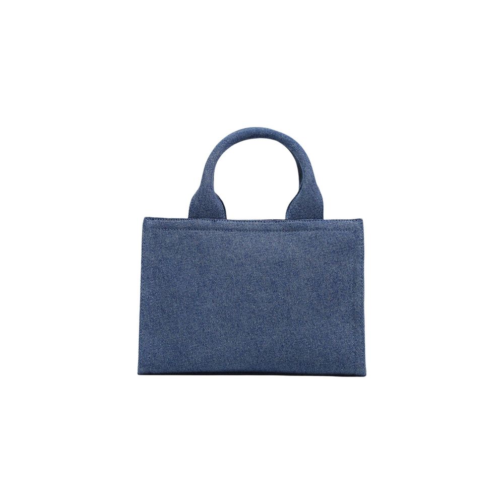 Love Moschino Blue Cotton Handbag - Luxe Nova