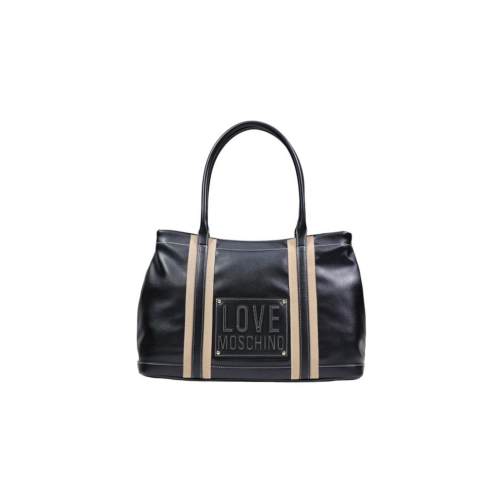 Love Moschino Black Polyethylene Handbag - Luxe Nova