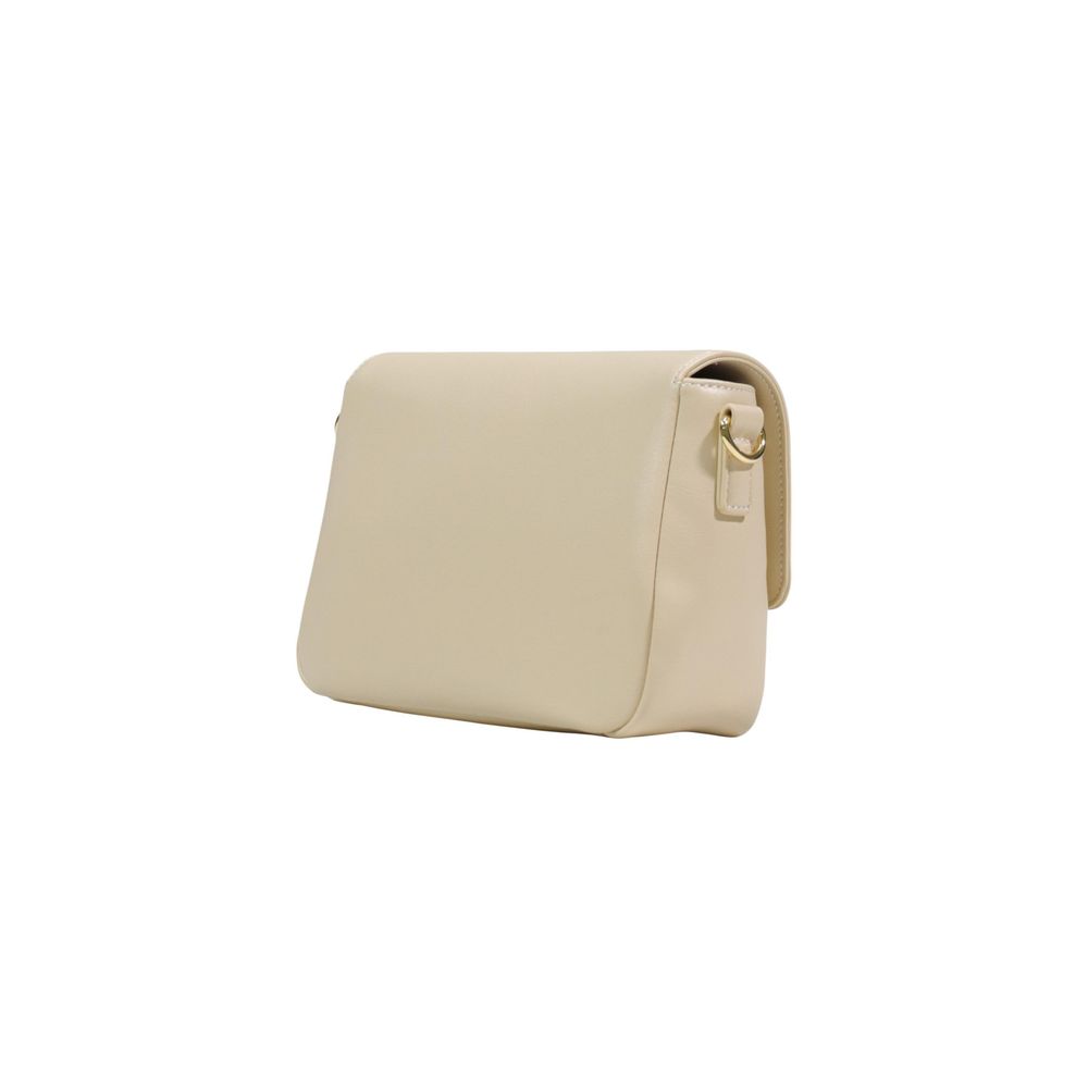 Love Moschino Cream Polyethylene Handbag - Luxe Nova