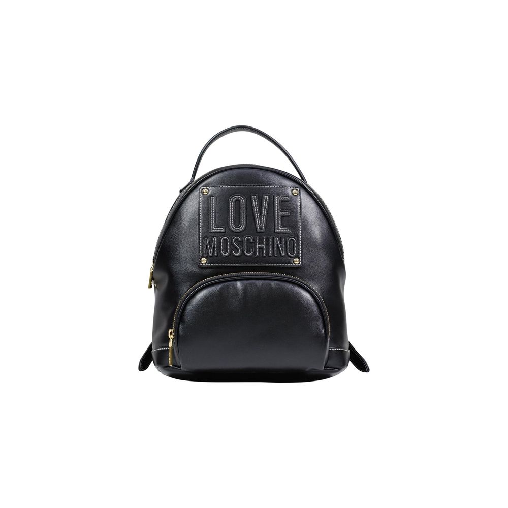 Love Moschino Black Polyethylene Backpack - Luxe Nova
