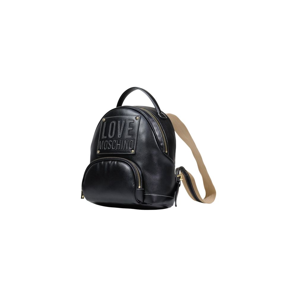 Love Moschino Black Polyethylene Backpack - Luxe Nova