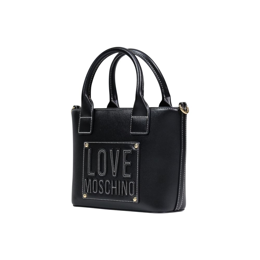 Love Moschino Black Polyethylene Handbag - Luxe Nova