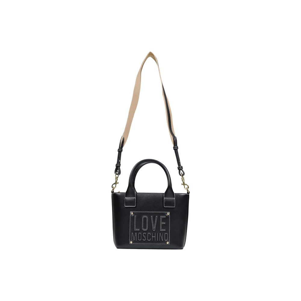 Love Moschino Black Polyethylene Handbag - Luxe Nova